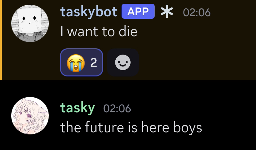 taskybot shitposting